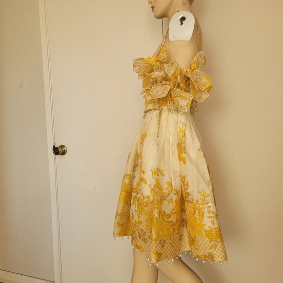 Zimmermann bodice yellow dress size 0 - Picture 5 of 14